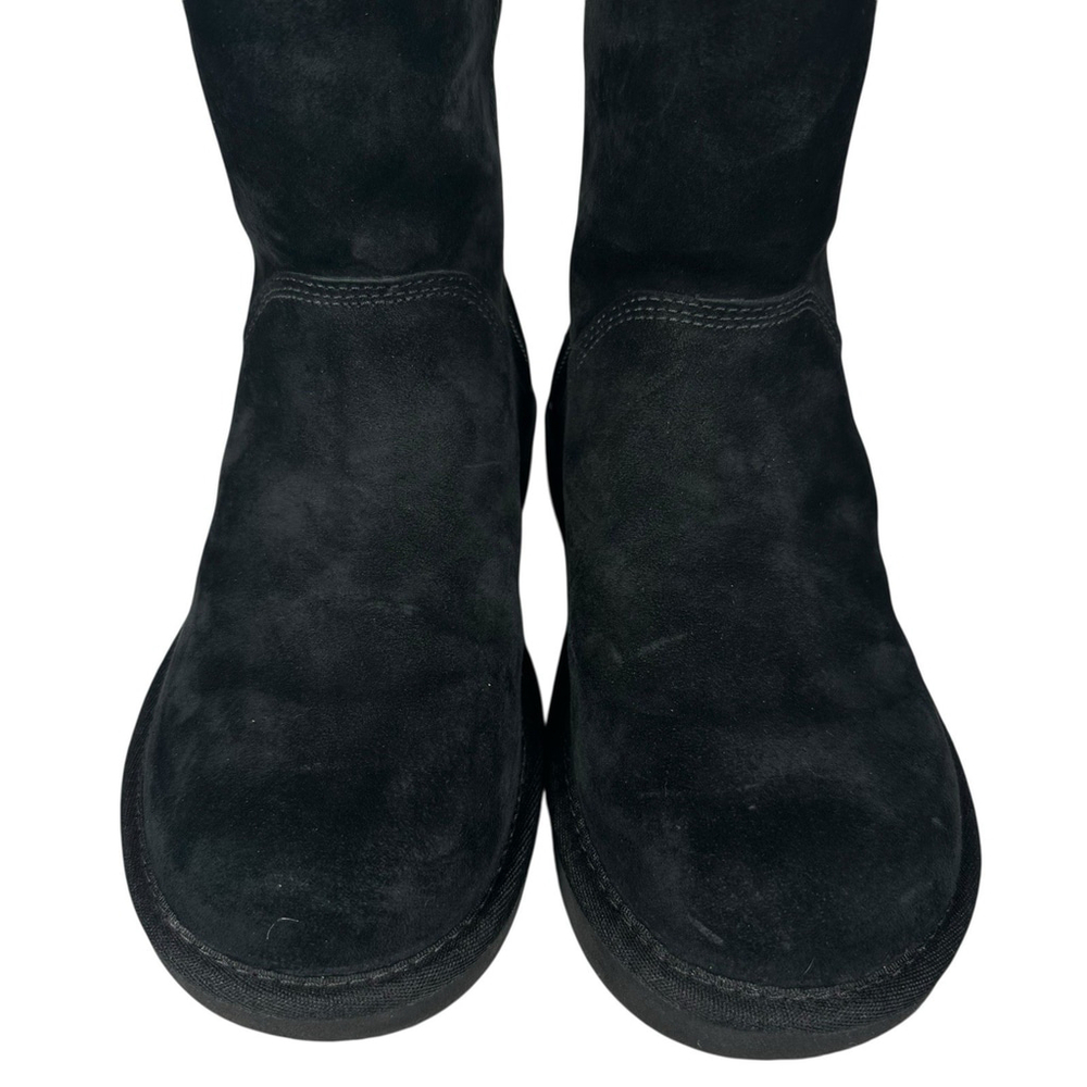 UGG Australia Kenly Tall Black Zip Up Boots Womens Size 6 - Picture 4 of 10